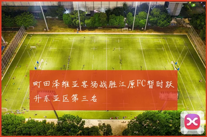 町田泽维亚客场战胜江原FC暂时跃升东亚区第三名